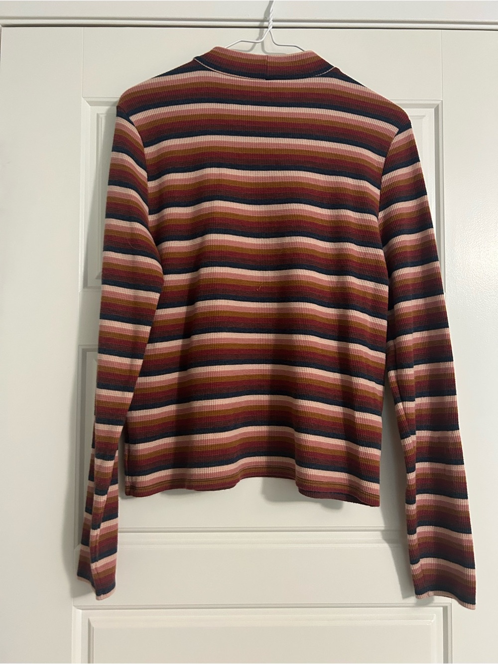 Striped Ribbed Long-Sleeve - Picture 2 of 3
